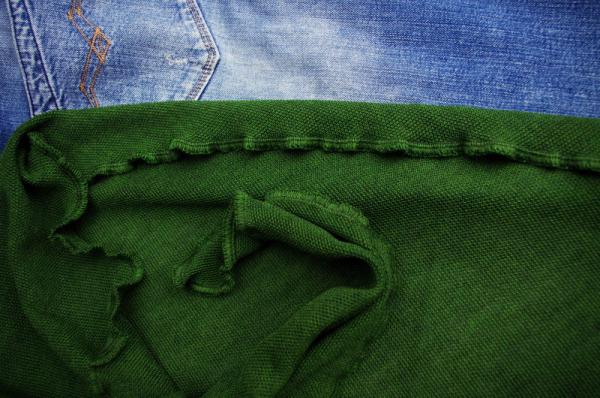 Invero Dreiecktuch Gina palme, Farben , Struktur, Muster zu Jeans